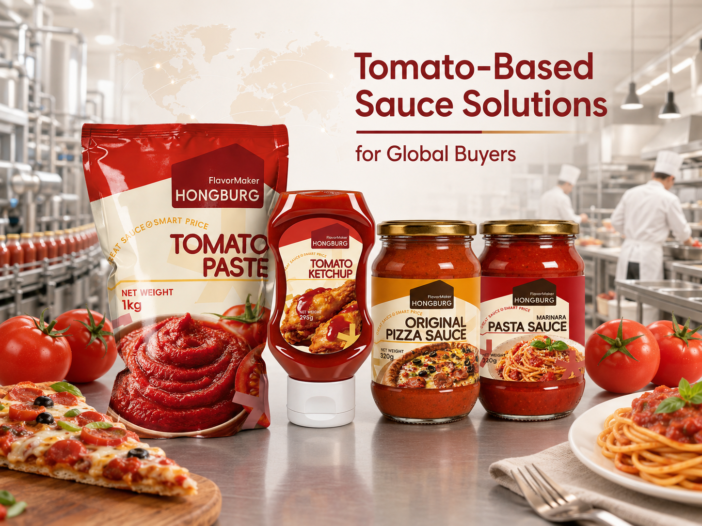 Hvorfor blir tomatbaserte sauser mer spesialiserte for kjøpere?