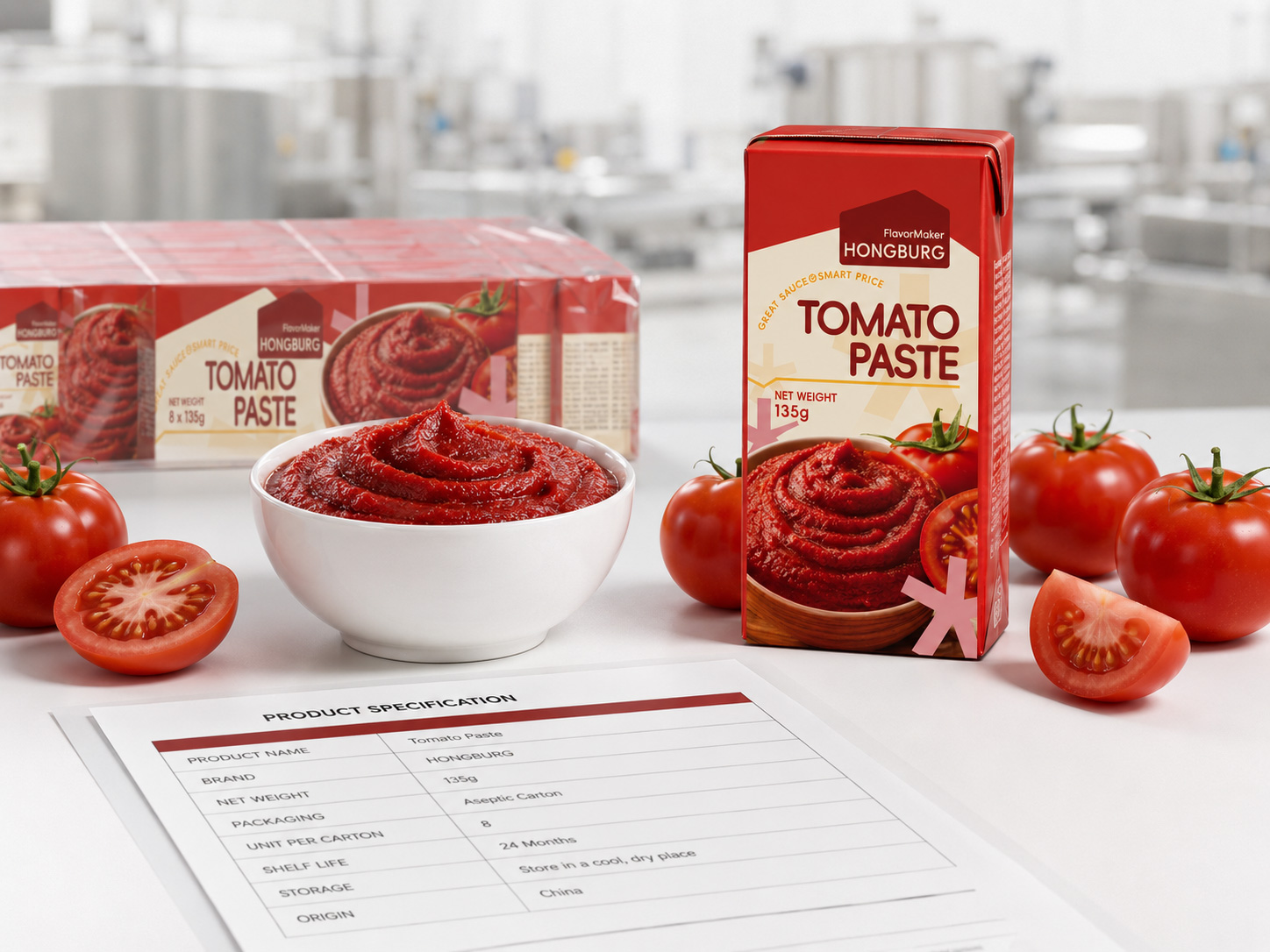 Aseptisk kartongtomatpasta: Produktguide for globale kjøpere