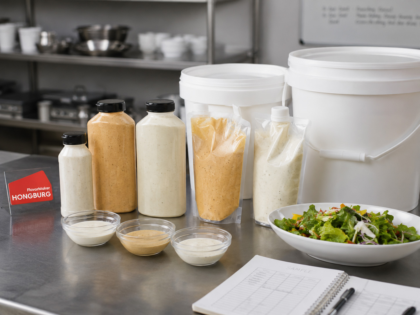 Produktguide for salatdressing for globale B2B-kjøpere