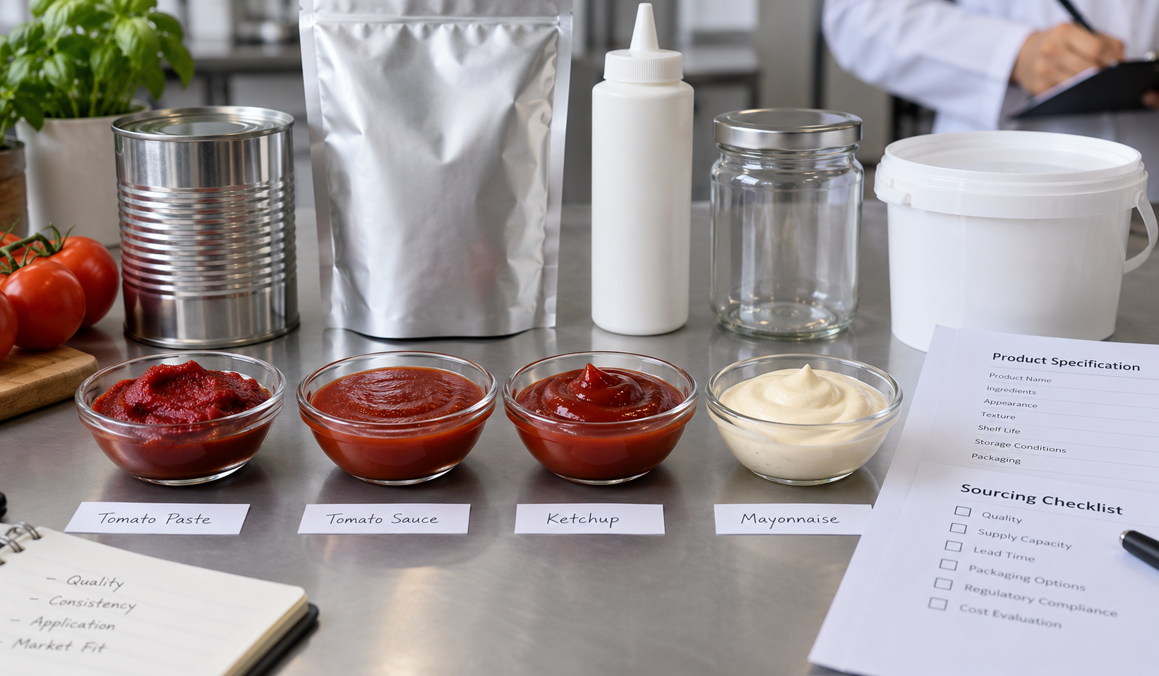 Hvordan importører klassifiserer tomatpuré, tomatsaus, ketchup og majones etter kildebruk