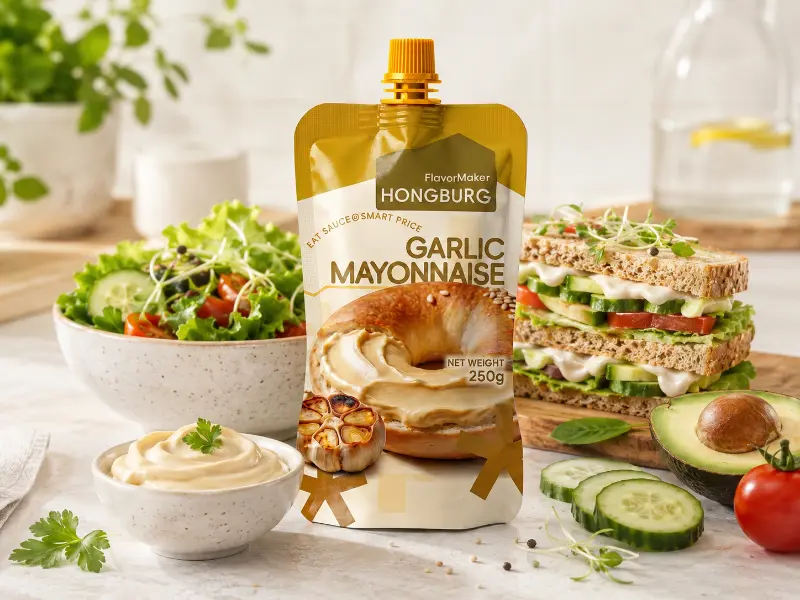 Kremet plantebasert vegansk majones