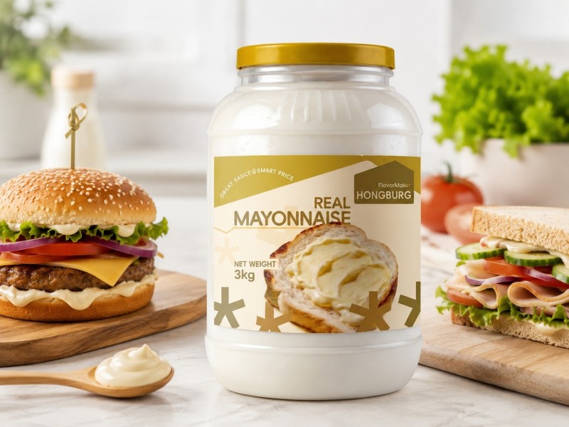 Kremet, glatt ekte majones til smørbrød og burgere