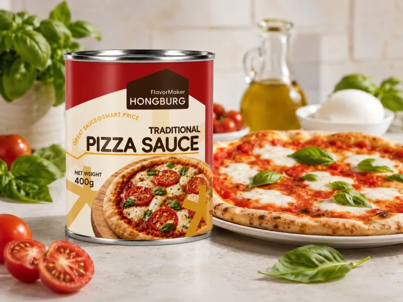 Tradisjonell pizzasaus i italiensk stil