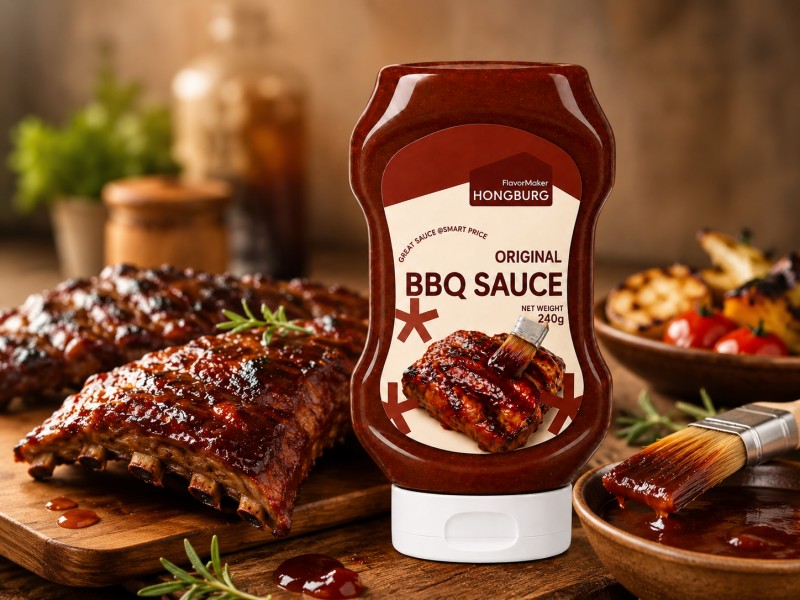 Rik klassisk original BBQ-saus