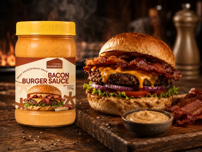 Smoky Rich Bacon Burger Saus
