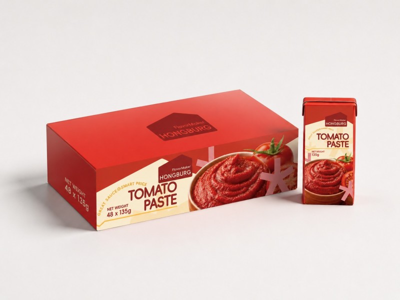 Tomatpuré i Tetra Pak